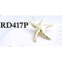 RARD417P Shiny Starfish Pendant