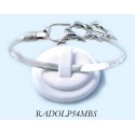 RADOLP54MBS Dolphin Cluster Bangle 