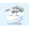 RASAND54MBSG Sanddollar Cluster Bangle 