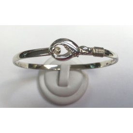 RALGLC6MBSS Large Lobster Claw Bangle