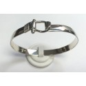 RA1178MBSS Sterling Silver Shackle Bangle