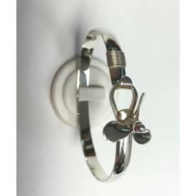 RANEWPROP6MBSS Sterling Silver Moveable Propeller Bangle