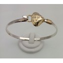 RA5064D4MB Quahog Shell with 22 Pts. of Diamonds