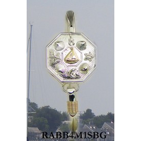 RABB4M1SBG4MB Sailor's Valentine Bangle/ship