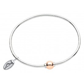 RB5405P SS CAPE COD BRACELET W ROSE GOLD BALL