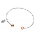 RB5410P SS-14K ROSE CUFF 2 BEAD PARENT