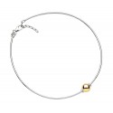 RA5405-O SS/14K ROSE CC ANKLET- OMEGA