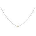 ZN5405-16 SS/14K CC NECK-1 BEAD-16″ CHN