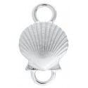 SB5431 SS PETITE SCALLOP CLASP