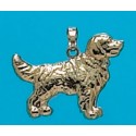 RADGOLDP Golden Retriever Pendant