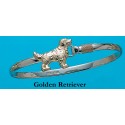 RADGOLD4MB Golden Retriever Bangle