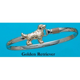 RADGOLD4MB Golden Retriever Bangle