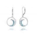 EDE8289SL SS  LARIMA OCEAN WAVE EARRINGS 