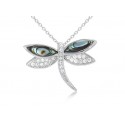 EDP9285 CZ AND ABALONE DRAGON FLY 