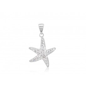 SIP0018 WHITE CRYSTAL STARFISH