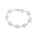 EDB9779 CZ PALM TREE 8PC BRACELET