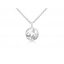 EDP9117 SS NAUTICAL SEALIFE OPEN CIRCLE PENDANT