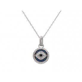 EDP9855 S/S EVIL EYE PENDANT