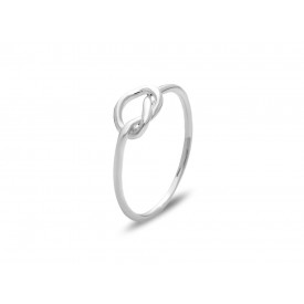 SDR0082 S/S KNOT RING
