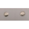 RAATE3438S STERLING SILVER SMALL SANDDOLLAR POST EARRINGS