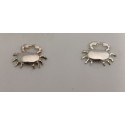 RAAT3779S STERLING SILVER CRAB POST EARRINGS