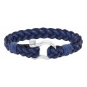 ENB3504 SS POL.SHACKL BLU BRAID BRC-80