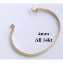 RAIC4G RAIC4G  Gold 4MM  Interchangeable Bangle