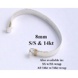 RAIC852G Two Tone Interchangeable 8MM Bangle