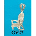 RAGV27C Large 3-D Adirondack Chair Charm 