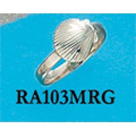 RA103MRG Scallop Shell Ring