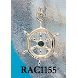 RAC1155C Ships Wheel Charm