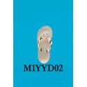 RAM1YYD02 Small Flip Flop with Satin Sole Pendant 