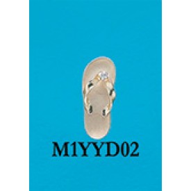 RAM1YYD02 Small Flip Flop with Satin Sole Pendant 