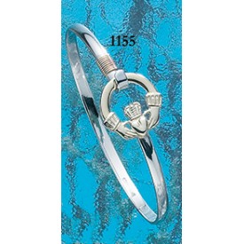 RA115544MB Large Claddagh Bangle 