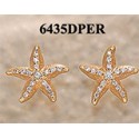RA6435DPER Starfish with 27.5 Pts. of Diamonds Earrings