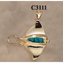 RARD309 (C31111) Opal Stingray Charm