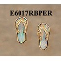RARD215PER (E6017RBPER) Opal Flip Flop Earrings