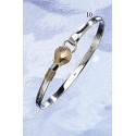 RA104MB Extra Small Scallop Shell Bangle 