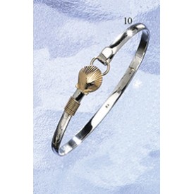 RA104MB Extra Small Scallop Shell Bangle 