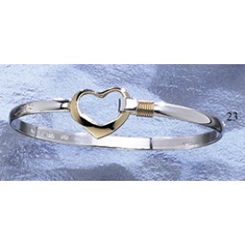 RA234MB Heart Bangle 