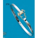 RA5794MB Small Crab Bangle 