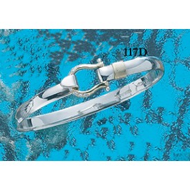 RA117D6MB Shackle with 13.5 Pts. of Diamonds Bangle 