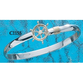 RAC11556MB Ships Wheel Bangle 