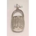 RA7324MCS Sterling Medium Open Woven Nantucket Basket 