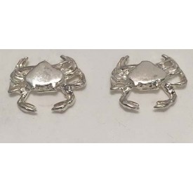 RA579PERS Sterling Silver Crab Earrings