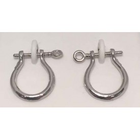RASHACKLEEARS Sterling Silver Shackle Earrings