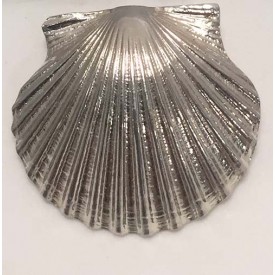 RA381PS Sterling Silver Large Scallop Shell Pendant