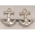 RA4029PERS Large Navy Anchor Earrings