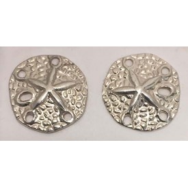 RAAT3468 Large Sanddollar Post Earrings