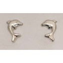 RAAT3492 Small Dolphin Post Earring